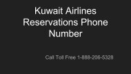 Kuwait Airlines Reservations Phone Number