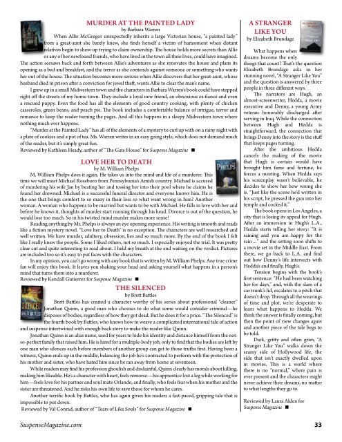 Suspense, Mystery, Horror and Thriller Fiction - Suspense Magazine