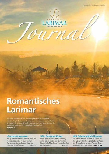 Larimar Journal Herbst & Winter 2018