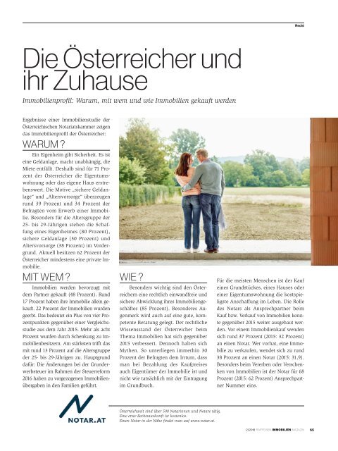 Raiffeisen Immobilien Magazin Vol. 3