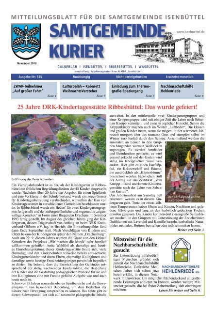 Kurier Isenbüttel November 2018