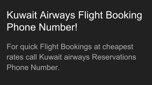 Kuwait Airlines Manage Booking