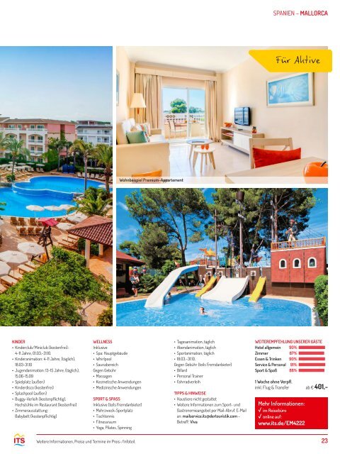 Balearen, Spanisches Festland, Algarve Sommer 2019 ITS