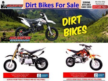 Dirt Bikes For Sale