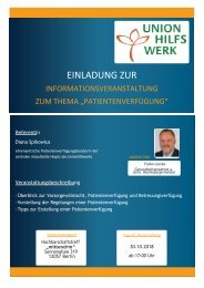 2018.10.16 - Plakat A4 Einladung UHW 3