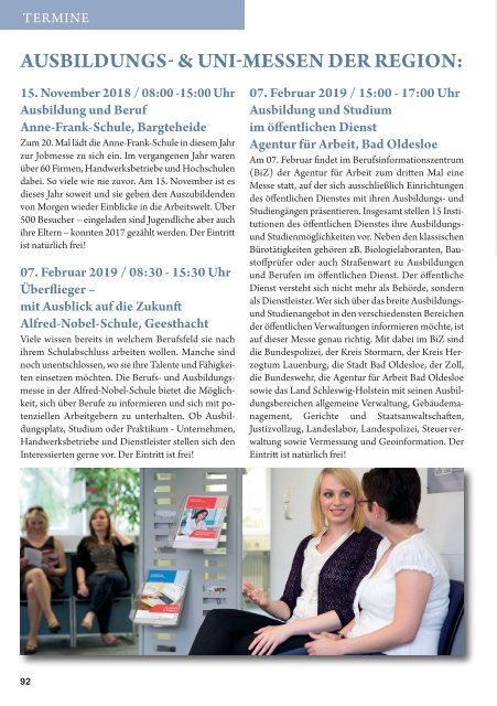 Studium & Ausbildung Herbst / Winter  2018/19