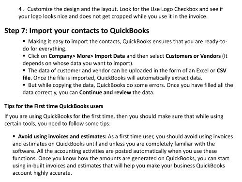 How to Setup QuickBooks Desktop for the First Time