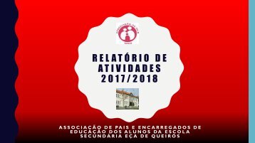 Relatório atividades 2017-18