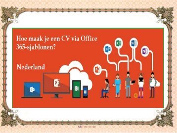 Hoe maak je een CV via Office 365-sjablonen