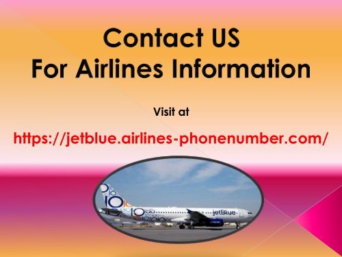 Jetblue Airlines Phone Number