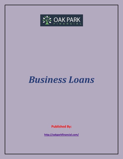 Business Loans