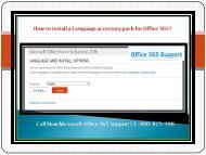 How to install a Language accessory pack for Office 365