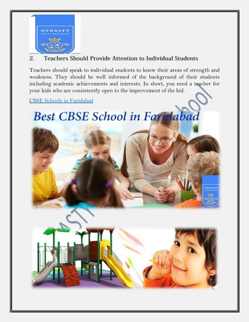 Valuable Tips to Find the Best School for Your Kids in Faridabad
