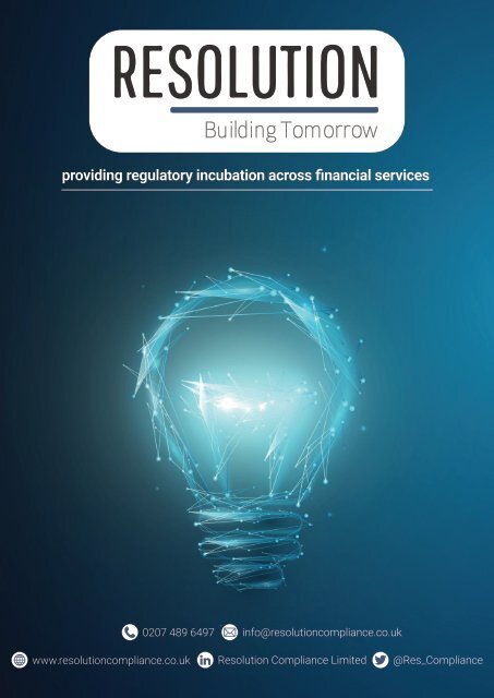 Resolution Compliance Limited Brochure