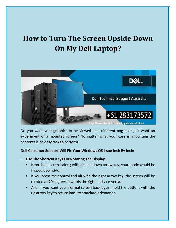 DellScreenUpsideDown Magazines