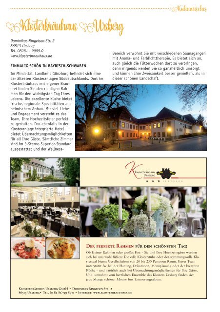 Hochzeits-Guide Augsburg 2018