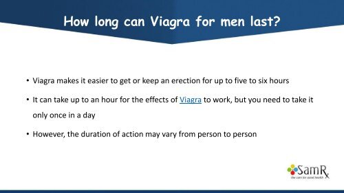 Viagra For Men- Things You Need To Know