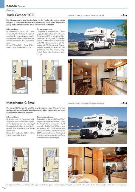 Camper 2019/20 - Schweizer Preise