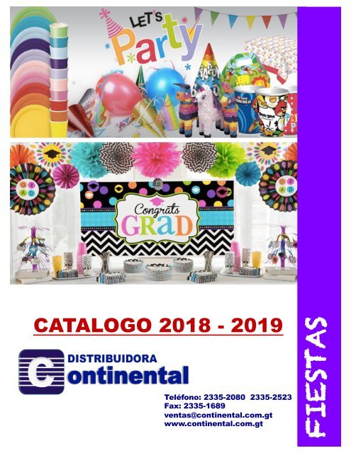 Catalogo Continental Fiestas