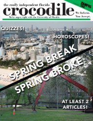 The Crocodile - February 2017 - Spring Broke