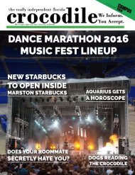 The Crocodile - March 2016 - Dance Marathon