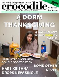 The Crocodile - Nov - Dec 2016 - Dorm Thanksgiving