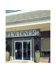 Elm Diner 4 minutes drive to the north of West Haven dental specialist Shoreline Dental Care