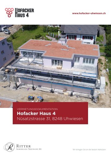 Vermietungsdokumentation Hofacker Haus 4, 8248 Uhwiesen