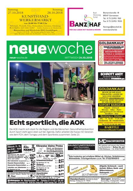 24.10.2018 Neue Woche