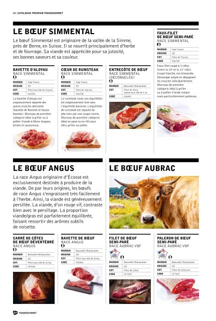 Catalogue Produits Premium Transgourmet