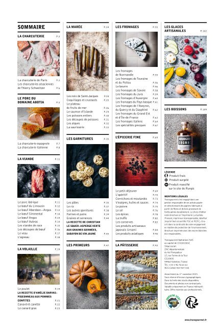 Catalogue Produits Premium Transgourmet