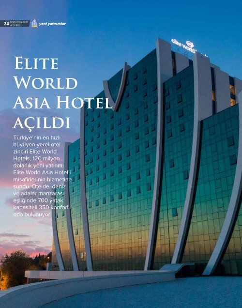 Hotel Restaurant  Magazine October 2018