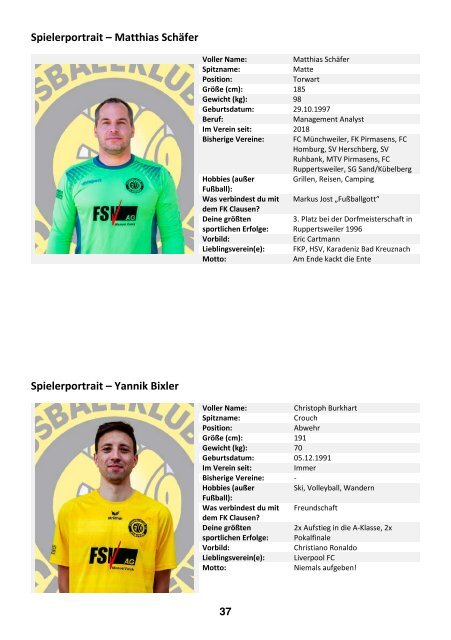 FKC Aktuell - 14. Spieltag - Saison 2018/2019