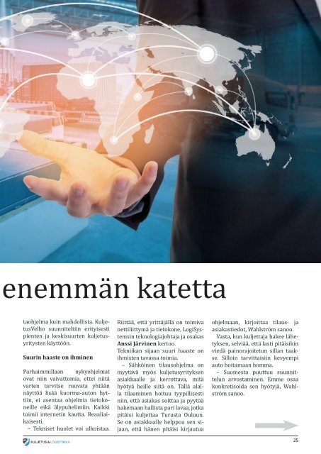 Kuljetus & Logistiikka 5 / 2018