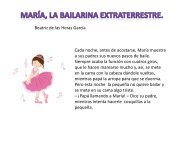 MARÍA, LA BAILARINA EXTRATERRESTRE