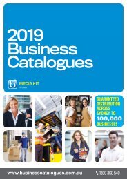 2019 Business Catalogues Media Kit