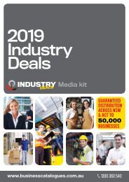 2019 Industry Deals Media Kit