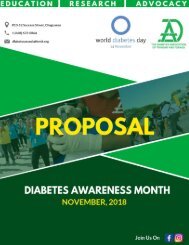 Diabetes Awareness Month 2018