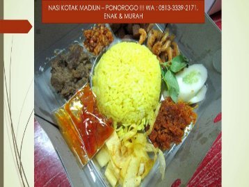 LENGKAP - TELP : 0897-7268-820 (Tri), Catering Pernikahan Sederhana Madiun