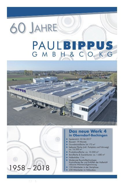 60  Jahre Paul Bippus GmbH & Co. KG