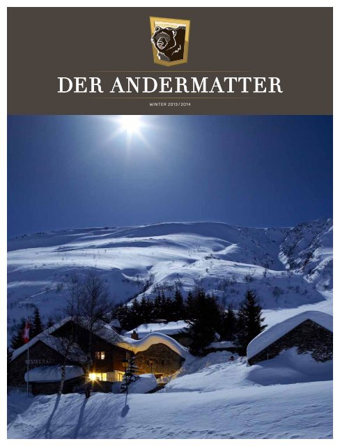 DER ANDERMATTER Winter 2013