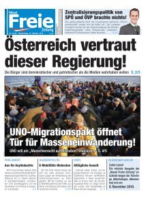 Österreich vertraut dieser Regierung