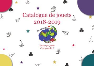 Les idées bleues - catalogue de jouets 2018-19