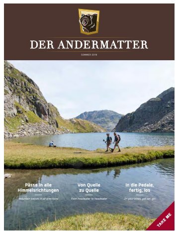 DER ANDERMATTER Sommer 2018
