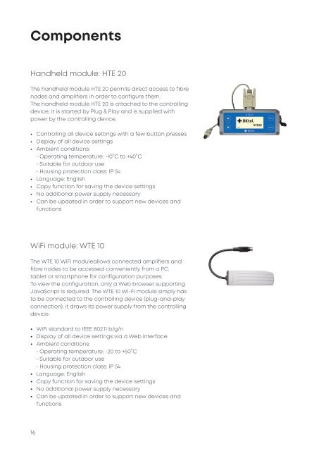 BKtel Compact Amplifiers for HFC Networks