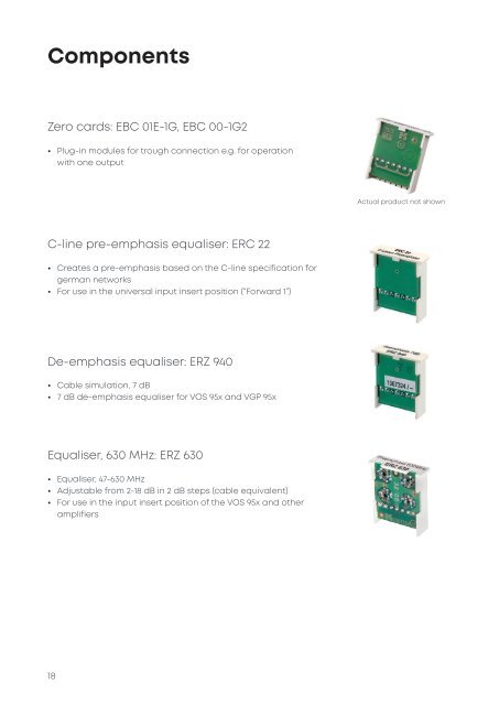 BKtel Compact Amplifiers for HFC Networks