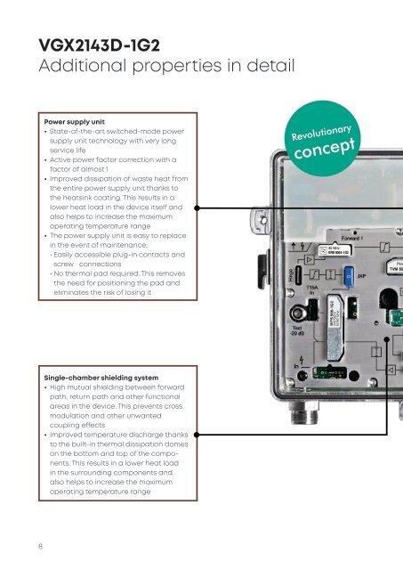 BKtel Compact Amplifiers for HFC Networks