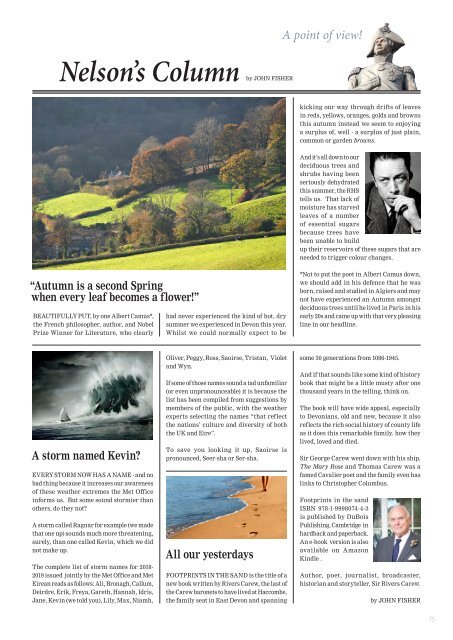 Devonshire's East Devon digital magazine November December 2018