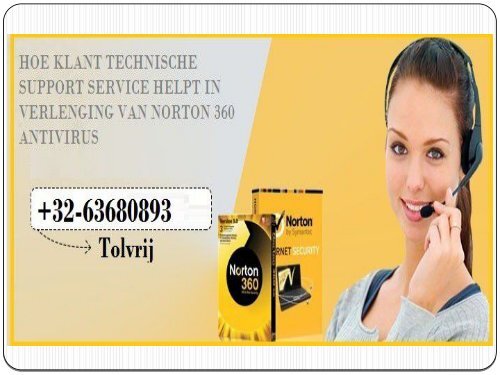 Norton Klantenservice Telefoonnummer Belgie: +32-63680893