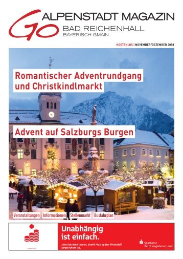 GO BAD REICHENHALL | November/Dezember 2018